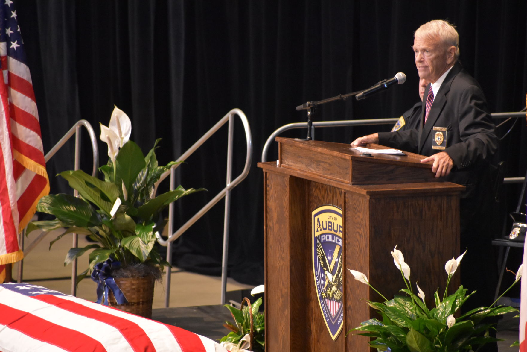 Funeral service for officer William Buechner